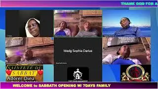 7DAYSMINISTRY || SAINTETÉ DU SABBAT || 11-8-24 || SABBATH OPENING || DR. VALMYR