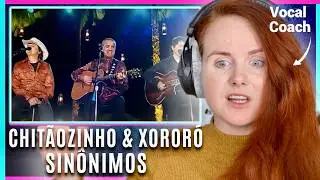 Vocal Coach reacts and Analyses Chitãozinho & Xororó, Zé Ramalho - Sinônimos | Fantastic Sertanejo!
