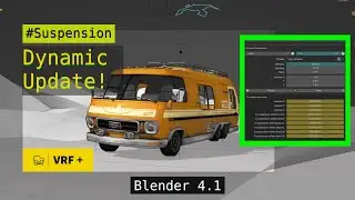 Dynamic Suspension Update‼️ #blendertutorial