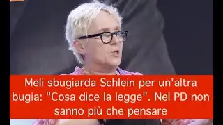 Meli sbugiarda Schlein per un'altra bugia: 