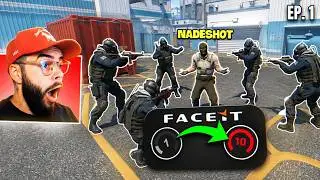 My first time playing FACEIT... (Road to Level 10 FACEIT)