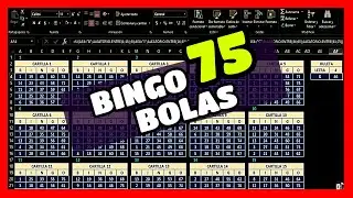 😱🔊 APRENDE Cómo Hacer un BINGO en Excel de 75 BOLAS 7️⃣5️⃣  y CARTONES sin Macros *PASO a PASO*