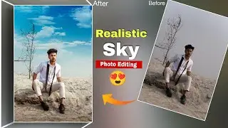 Realistic Sky Photo Manipulation Tutorial - PicsArt & Lightroom Mobile - David Editor