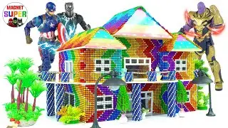 How To Make A Villa By 880,000  Magnetic Balls For Superhero  Magnet Super | Magnet Super