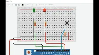 10 Buton ile Led Yakma