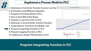 TS08. [Model in PLC] Program Integration, Integral Function in PLC