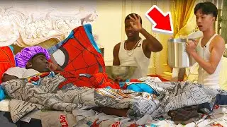 Rakai & Ray Start WATER WARS At The MAFIATHON HOUSE! 