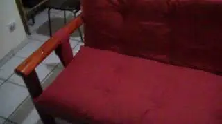 Sofá feito por mim e não sou marceneiro.