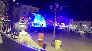 Timelapse Sassari capodanno 2020 piazza d'italia