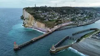 Le port, phare et Pêcheries de Fécamp, Normandie