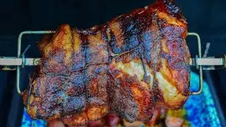 How To Rotisserie a Pork Shoulder