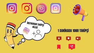 1 DAKİKADA 1000 TAKİPÇİ - İNSTAGRAM TAKİPÇİ HİLESİ 2023