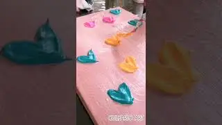 Делаем картину "Объемные сердца"