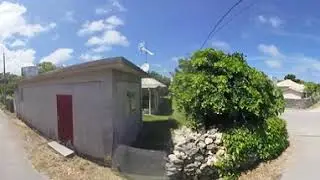 Walking through Kuroshima, Okinawa, Japan ( 360 degree video )