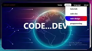 Create a Dynamic Website with Dropdown Menus: HTML & CSS Tutorial