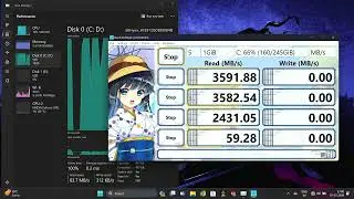 SK Hynix HFS512GDE9X084N 512GB NVMe SSD CrystalDiskMark Benchmark
