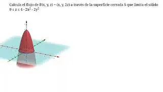 Vector field flux through a surface