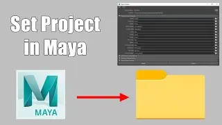 Maya how to Set a Project