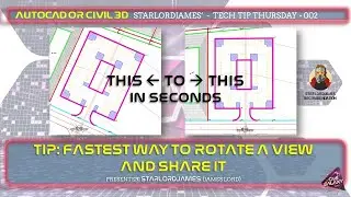 StarLordJames' Tech Tip Thursday - 002 Rotating Views & the UCS Quickly