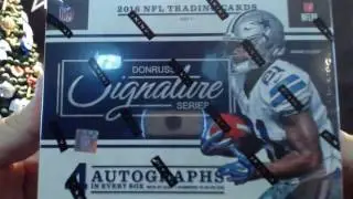 2016 Donruss Signature Series Football 8-Box eBay Team Break 12/2/2016