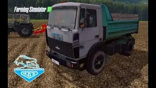 Farming Simulator 2017. Нестеровка. Грузовик МАЗ-5551.