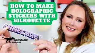 How to Make Holographic Stickers with a Silhouette Machine | Step by Step Die Cut Sticker Tutorial