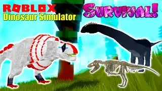 Roblox Dinosaur Simulator - Surviving as Baby Dinosaurs!