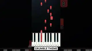 Doors Floor 2 - Grumble Theme (Easy Piano Tutorial)