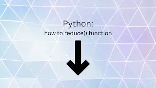 How to use reduce() in python