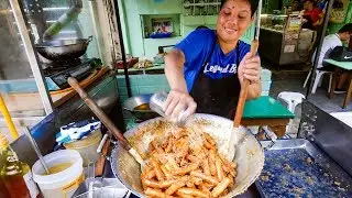 Philippines Food in Manila - Best BANANA EGG ROLLS (Turon) at Mang Tootz Food House!