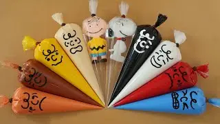 Making Slime with Piping Bags! Most Satisfying Slime Video★ASMR★#ASMR #PipingBags