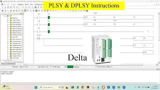 Delta PLC Tutorial 20: PLSY & DPLSY Instructions
