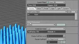 Localized morphing of an object based on the distance of another object