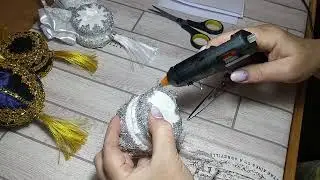 DIY  Елочные игрушки своими руками OWN HAND CHRISTMAS TOYS