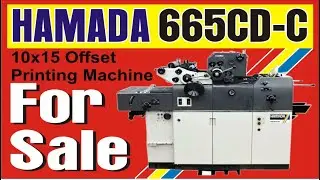 Earn money#Hamada 665CD-C #Offset printing machine#sold out#