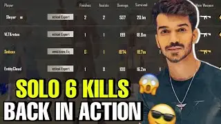 Solo 6 Kills In T1 - Snax Back In Action😎🔥