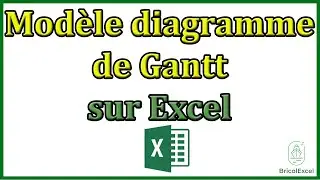 Modèle diagramme de gantt excel gratuit