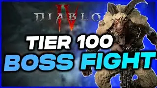Diablo 4: TIER 100 NIGHTMARE DUNGEON BOSS FIGHT (Champions Demise) - This was COOL!