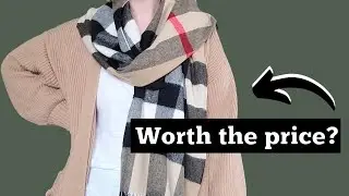 Burberry Cashmere Scarf Review - One Year of Wear