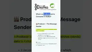 What is a Producer and a Consumer in Kafka?