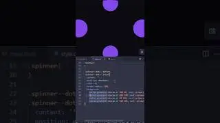 Create a Stylish Dots Loading Spinner with Pure CSS ✨