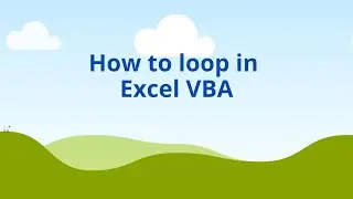 How to loop in excel VBA | VBA tutorial