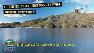 Lake Eildon - Big River Arm Aerial Footage | Grazza's Freshwater Fishing