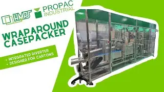 Wrap Around Case Packer for Milk Cartons