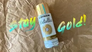 In Hand Review of Rust-Oleum 340647 Specialty Metallic Spray - Gold