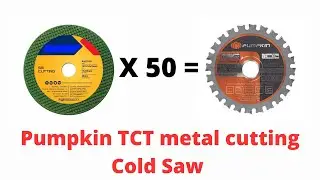 Cold saw metal cutting blade unboxing and review