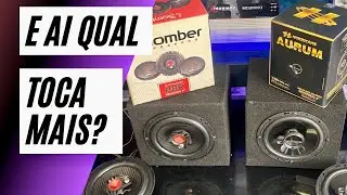 BOMBER OU HURRICANE - QUAL O MELHOR ALTO FALANTE DE 6 POLEGADAS PRAS PORTAS?