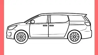 How To Draw kia carnival 2016 Car