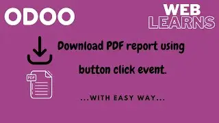 How to print pdf report using button click event | generate report from button click