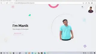 Portfolio Website Design। প্রোর্টফলিও ওয়েবসাইট ডিজাইন।